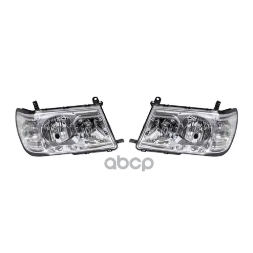 Фара Toyota Land Cruiser (Fj100) -03 Комплект Из 2-Х Фар И 2-Х Поворотников (Копл. Лев.+Прав.) Depo 