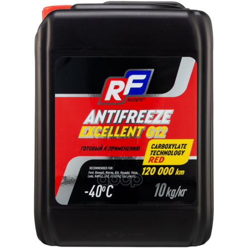 Антифриз G12 Ruseff Antifreeze Excellent  -40 10Кг RUSEFF 