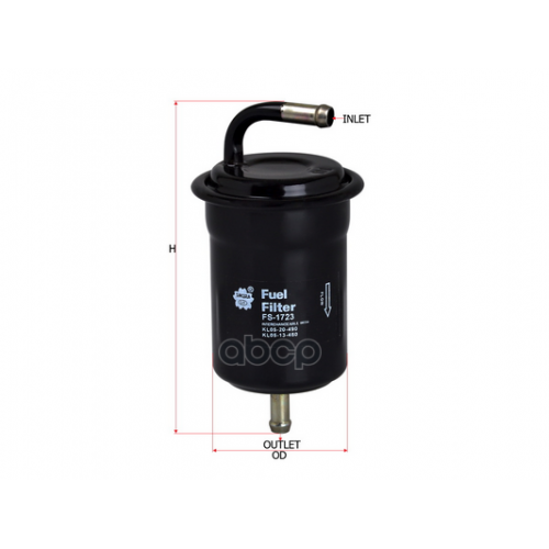 Фильтр Топливный Kia Sephia 1.5/1.8/Mazda 626/Xedos 6-97 Sakura 