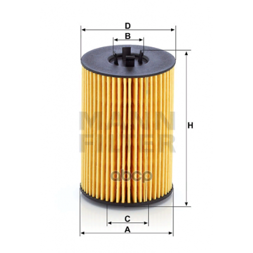 Фильтр Масл.vw Golf Vii 1.6Tdi 2012 MANN-FILTER HU 7020 Z