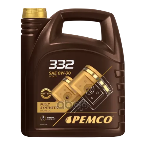 PEMCO 0W-30 Sn, C2/C3 4Л (Pao Синт. Мотор. Масло)