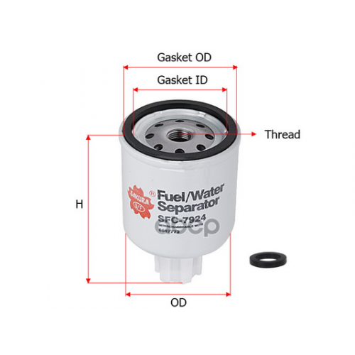Фильтр Топливный Mitsubishi Carisma/Renault Trafic/Volvo S40 Diesel Sakura 