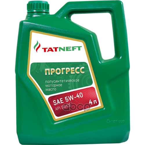 TATNEFT Масло Моторное Полусинтетическое Татнефть Прогресс Sae 5W-40 Канистра 4 Л