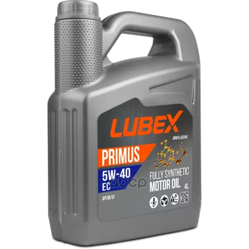 LUBEX Масло Моторное Primus Ec 5W-40 (4Л)