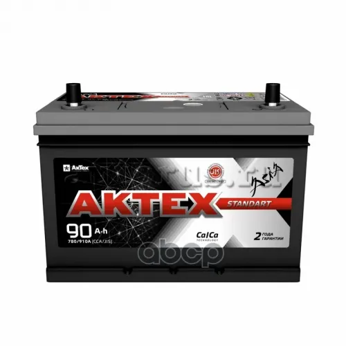 Аккумулятор 90Ah 910A 306Х175х225 О.п. (-+) АкТех 