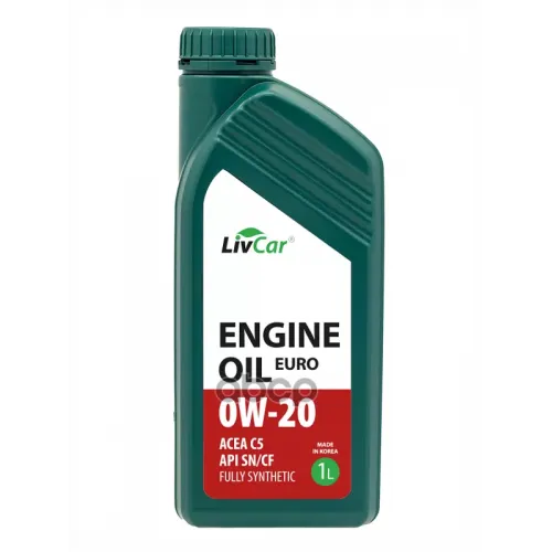 LivCar Масло Моторное Euro 0W-20 C5 Sn/Cf (1Л)