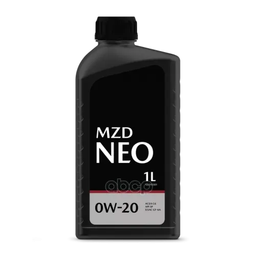 MZD Mzd Neo 0W20 C6 Sp Gf-6A Масло Моторное Синт. (Пластик/Россия) (1L)