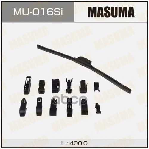 Дворник Силиконовый 16 Крюк (400Мм) Masuma MU-016SI