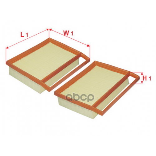 Фильтр Возд.mb W220/221 (Комплект 2 Фильтра) Sakura 