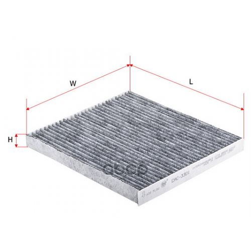 Фильтр Салона Toyota Avensis Ii/Corolla 02- Угольный Sakura 