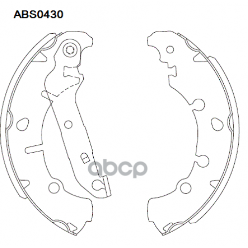 Колодки Тормозные Барабанные Зад ALLIED NIPPON 