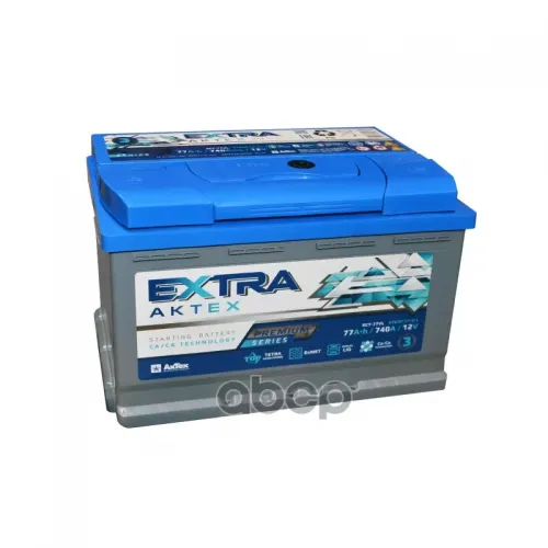 Аккумулятор 77Ah 740A 278Х175х190 П.п. (+-) АкТех 