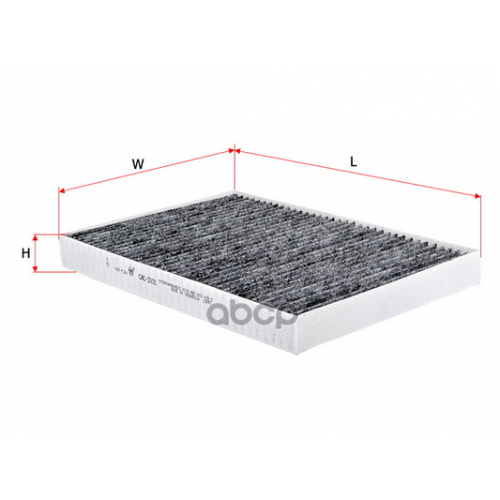 Фильтр Салона Audi A4/A6 97- Угольный Sakura 