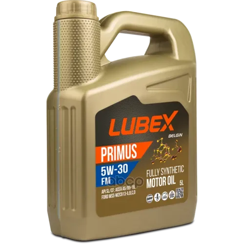 LUBEX Масло Моторное Primus Fm 5W-30 Cf/Sl A5/B5 (5Л)