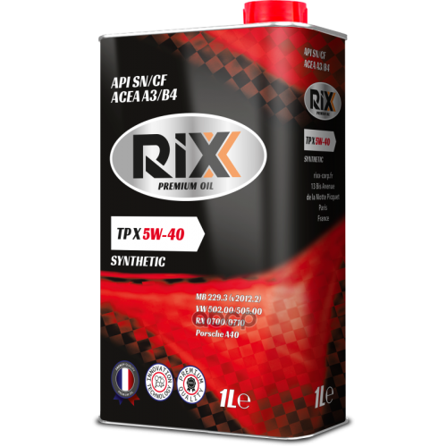 RIXX Rixx Tp X 5W-40 Sn/Cf Масло Моторное Синт. 1L