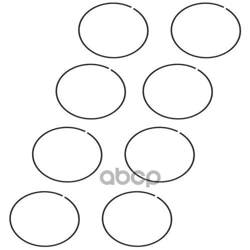 Кольца Поршневые Mitsubishi Out Hyun Santa Fe Sonata Kia Optima Sorento/ 4B12, Std, 881,2X1,2X2,0 Zikmar 