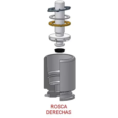 Поршень Суппорта Citroën C4 06- С Механизмом Зад. Frenkit 