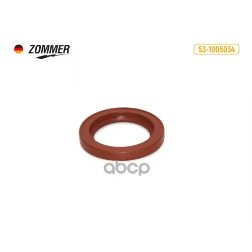 Сальник Коленвала 53/2410/Уаз Передний (Красный) (55Х80х10) Zommer 