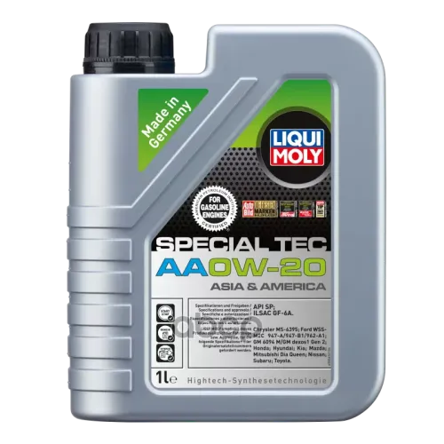 LIQUI MOLY Lm Special Tec Aa 0W-20 Sp Gf-5 Масло Моторное Синт. 1L