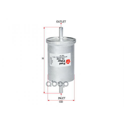 Фильтр Топливный Peugeot/Renault/Smart/Fiat/Citroen Sakura 