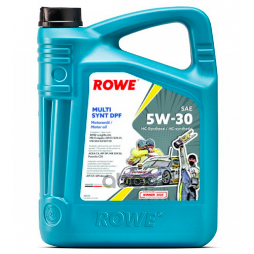 ROWE Rowe Hightec Xpert Ii Sae 5W-30 Sn/Cf A3/B4 Моторное Масло Синтетическое 5L