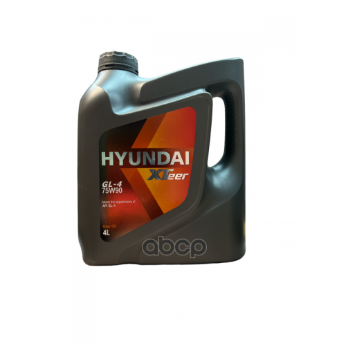 Hyundai Xteer Gear Oil Gl-4 75W90 Масло Трансмиссионное (Пластик/Корея) (4L) HYUNDAI XTeer 