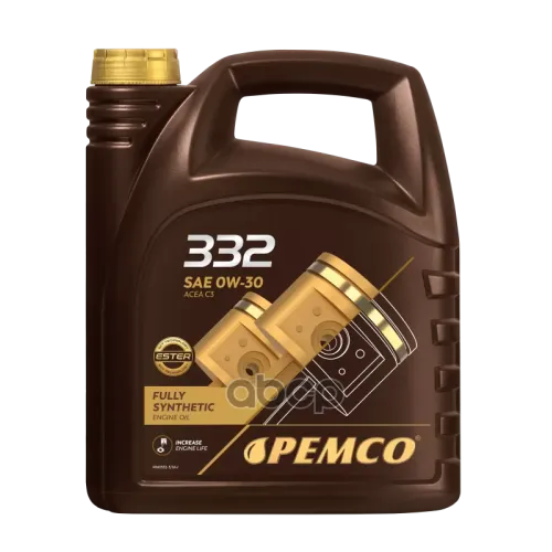 PEMCO 0W-30 Sn, C2/C3 5Л (Pao Синт. Мотор. Масло)