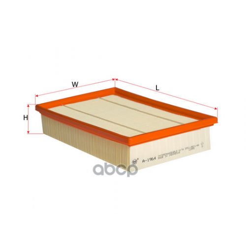 Фильтр Воздушный Ford Focus 1.4-2.0 04-/Volvo C30/S40/V50 1.6-2.0 04- Sakura 