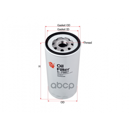 Фильтр Масляный Iveco Eurotech,Cursor,Stralis Sakura 