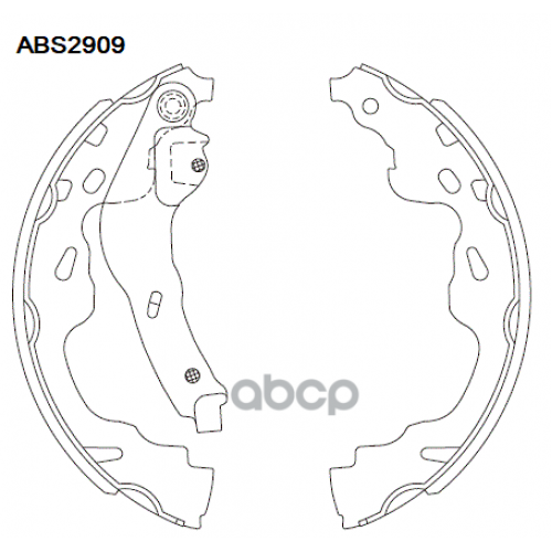 Колодки Тормозные Барабанные Зад ALLIED NIPPON 