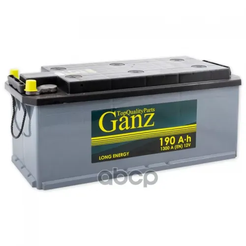Аккумулятор Ganz Standart 190 А/Ч R+(4) 514X218x210 B En 1300 А GANZ 