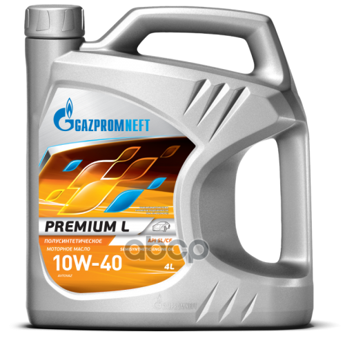 Gazpromneft Premium L 10W40 Sl/Cf Масло Моторное Полусинтетическое 4L Gazpromneft 