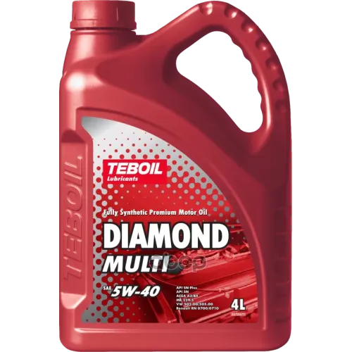 Teboil 5W-40 Diamond Multi 4Л (Синт. Мотор. Масло)