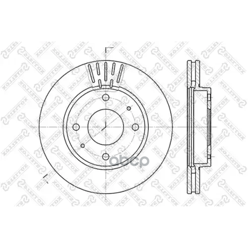 Диск Торм. Пер. Stellox 