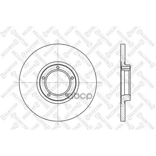 Диск Торм.ford Transit 86-91 Stellox 