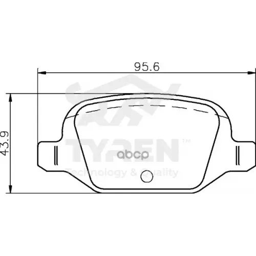 Колодки Тормозные Дисковые TYREN 