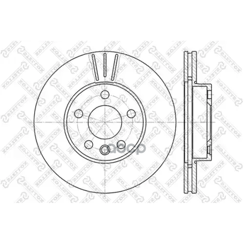 Диск Торм.ford Galaxy, Vw Sharan 1.8-1.9Tdi 95> Stellox 