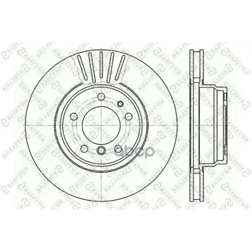 Диск Торм.bmw E38 2.5-3.5 M51/M52/M57/M60/M62 93> Stellox 