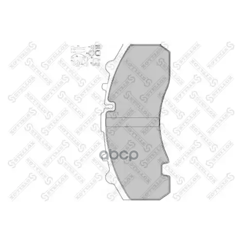 Колодки Тормозные Дисковые Stellox 