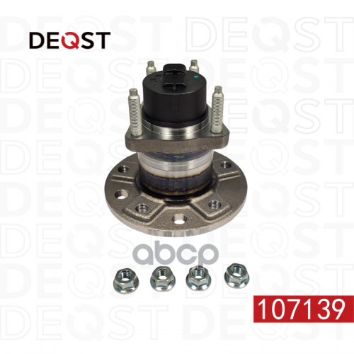 Cтупица Колеса С Подшипником Задняя C Abs For 5 Holes Opel Astra G, Opel Meriva, Opel Vectra B DEQST 