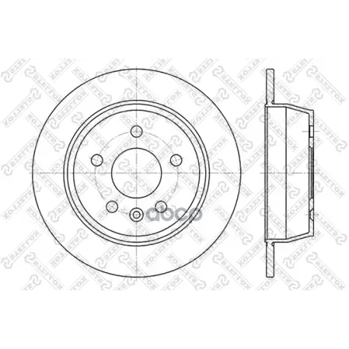 Диск Тормозной Mb Vito All 95- Stellox 