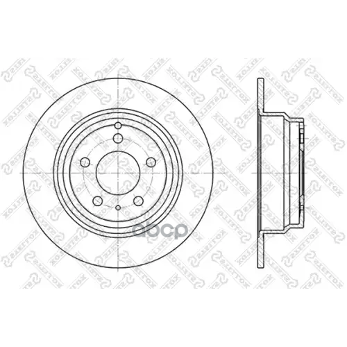 Диск Торм. Зад. Stellox 