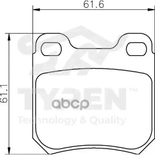 Колодки Тормозные Дисковые TYREN 