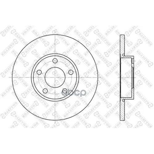 Диск Торм.audi 100/A4/A6 2.0-2.5Tdi 90> Stellox 