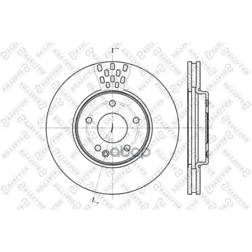 Диск Торм.mercedes W202/W203/W210 2.0-3.0D 95> Stellox 