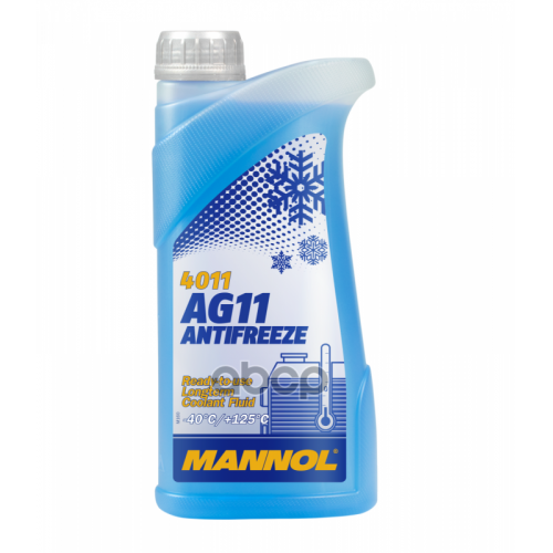 Антифриз-Ag11longterm (-40*C ) 1Л Синий MANNOL 