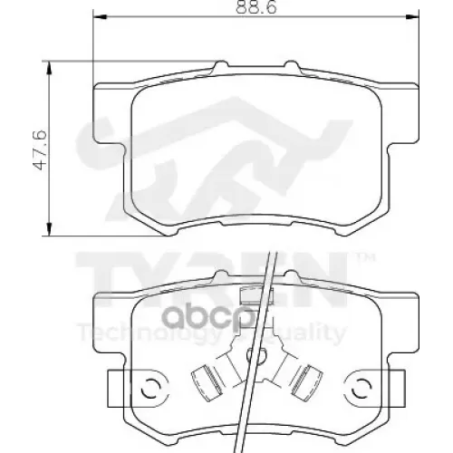 Колодки Тормозные Дисковые TYREN 