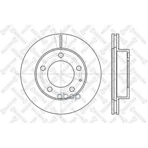 Диск Торм.mazda 626/Mx-6/Xedos 6 1.6-2.5 91> Stellox 
