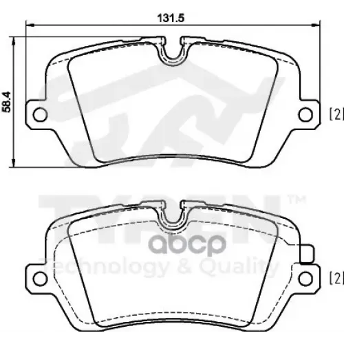 Колодки Тормозные Дисковые TYREN 
