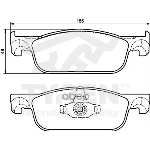Колодки Тормозные Дисковые TYREN 